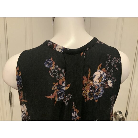 Free People Black Floral Snap Out Of It Tree Swing Dress Size Small - Picture 6 of 7